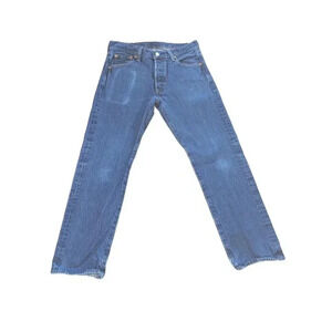 Levi's 501 Men's Blue Jeans 31 x 32 Vintage Distressed Faded Look Casual Streetw